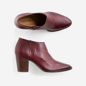 Lucky brand leather bootie